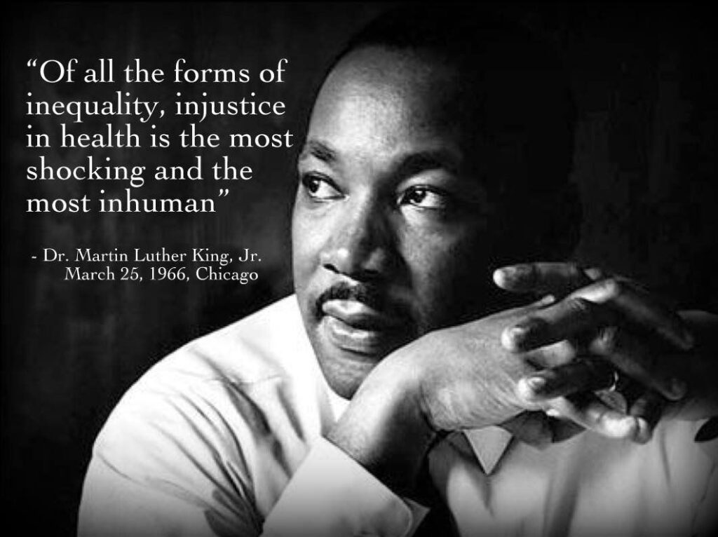 Thinking About Dr. Martin Luther King and Health Equity in 2024